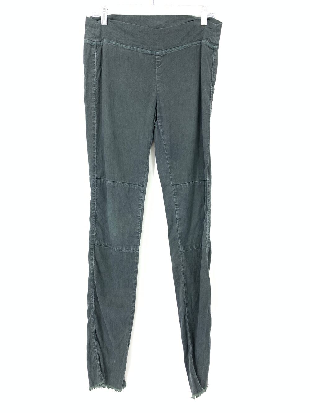 Standard James Perse Women's Size 2 US M Seamless Skinny Pants Raw Hem Gray